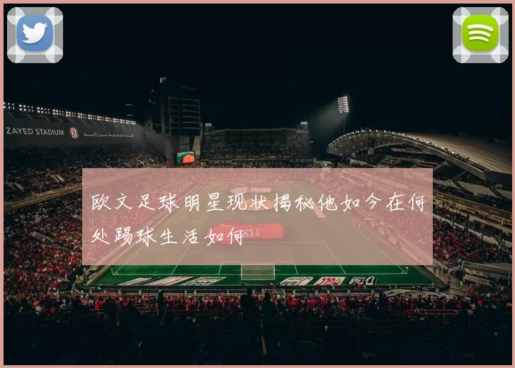 欧文足球明星现状揭秘他如今在何处踢球生活如何
